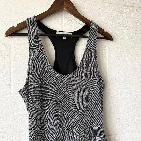 Almost Famous Shimmery Glitter Fitted Bodycon Dress Women's Large - Picture 2 of 5